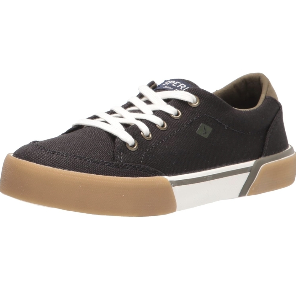 Sperry Black Harbor Tide Washable Retro Sneaker Men's 7 Youth Boys 7Y with Box